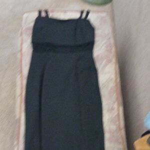 Chic Black Strapless Dress